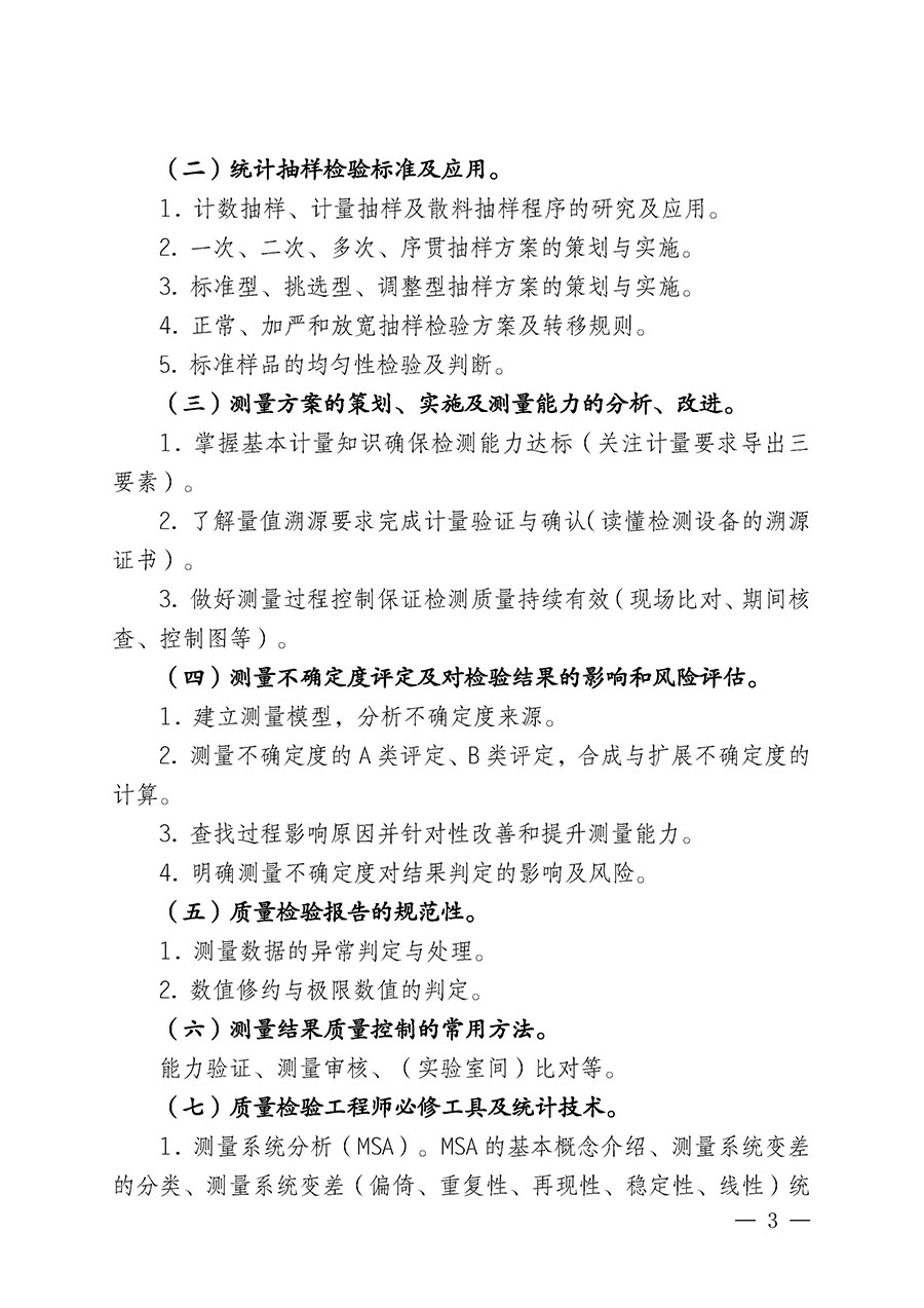 中國質量檢驗協會關于開展質量檢驗人員崗位能力提升培訓班的通知(中檢辦發〔2025〕7號)